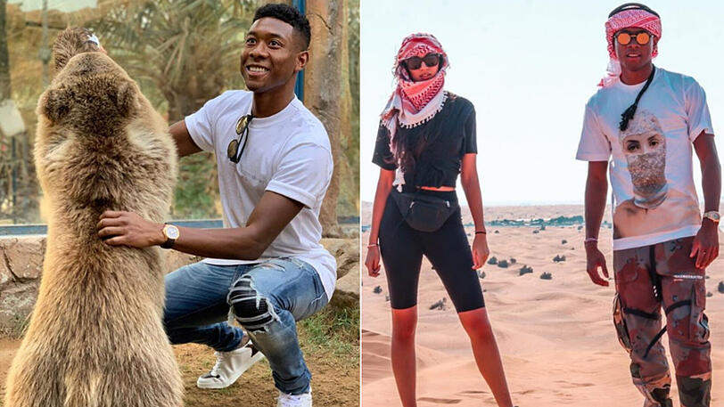David Alaba hat's in die Wüste verschlagen.
