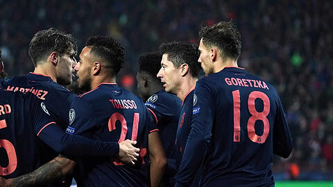 Die Bayern gewinnen souverän in Belgrad. Die Spieler in der Einzelkritik.
