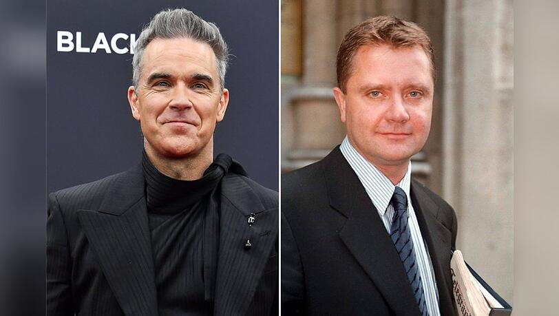 Robbie Williams (l.) wurde zu Take-That-Zeiten von Nigel Martin-Smith gemanagt.