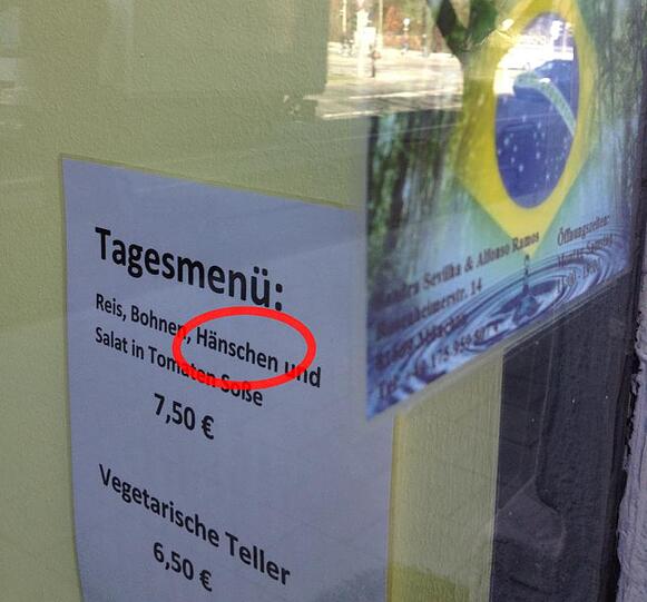 Eine Spezialität.