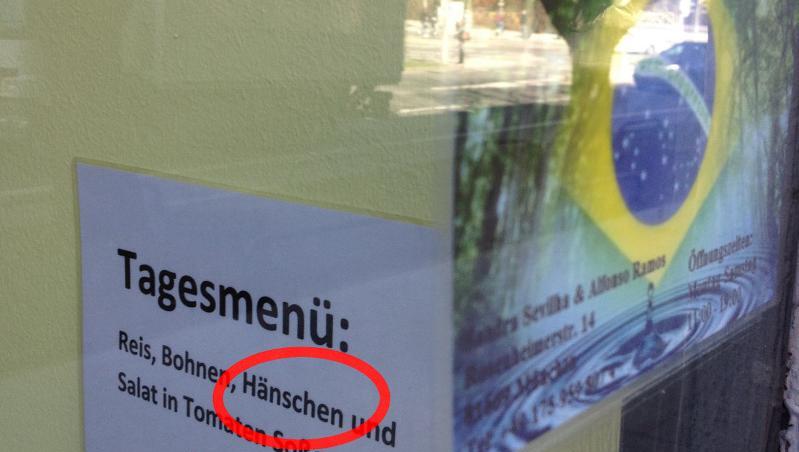 Eine Spezialität. Eine Spezialität.