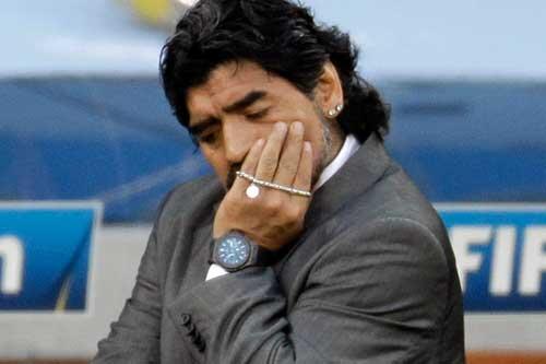 Diego Maradona: "Ein Tiefschlag"