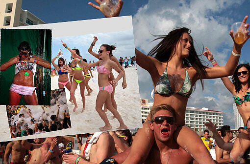 Knappe Bikinis, viel Alkohol, ausgelassene Stimmung: So sexy ist Spring Break in Cancun