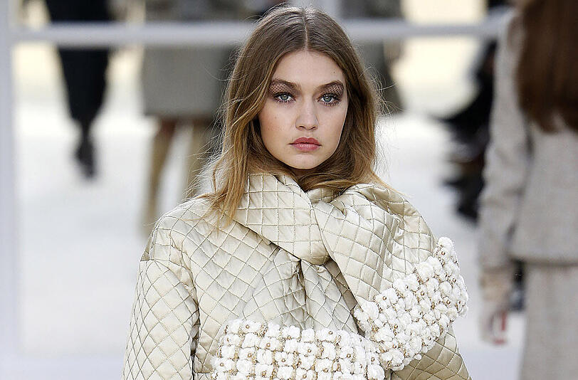 Toller Look! Gigi Hadid mit 'Quilted Eyes'