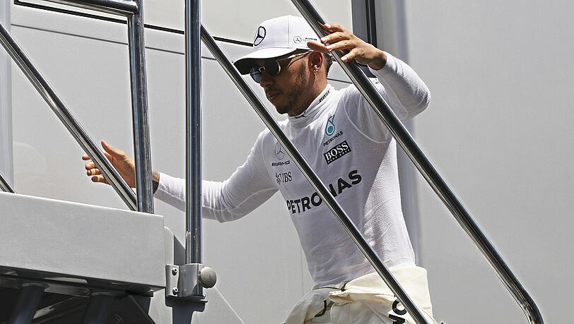 Es geht bergauf: Lewis Hamilton. Es geht bergauf: Lewis Hamilton.