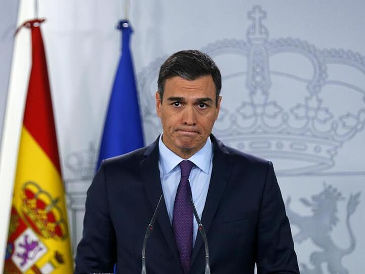 Unter Druck: Spaniens Ministerpräsident Pedro Sánchez.