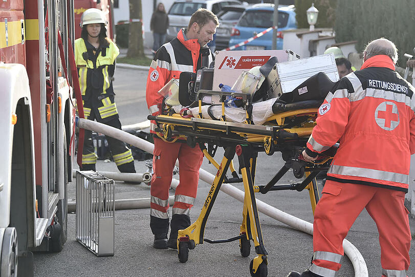 In Aufhausen kam es am Dienstag zu einem Brand eines Wohnhauses.