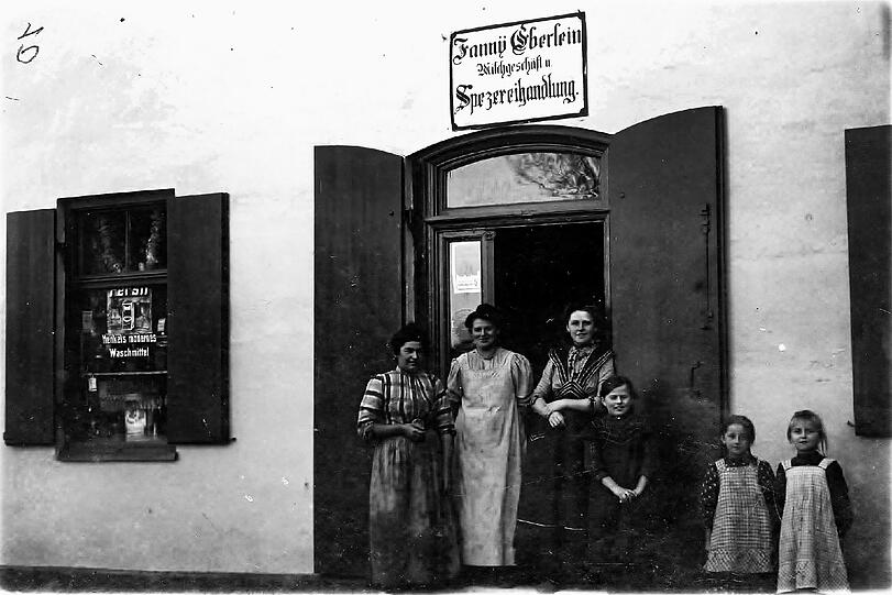 Alltag im alten Pasing: Bei Fanny Eberlein gab's Milch zu kaufen.