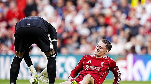 Florian Wirtz musste in Liverpool mit Schmerzen ausgewechselt werden.