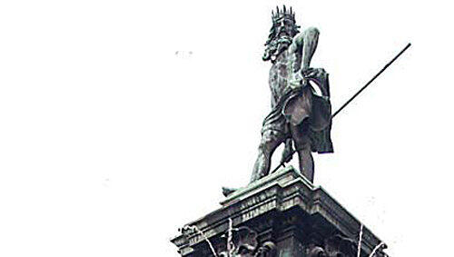 Seit 1961 sprudelt der Neptunbrunnen im Stadtpark. Seit 1961 sprudelt der Neptunbrunnen im Stadtpark.