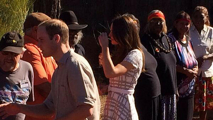 Journalist Tim Ewart hat den Besuch von Kate und William im australischen Nationalpark festgehalten Journalist Tim Ewart hat den Besuch von Kate und William im australischen Nationalpark festgehalten