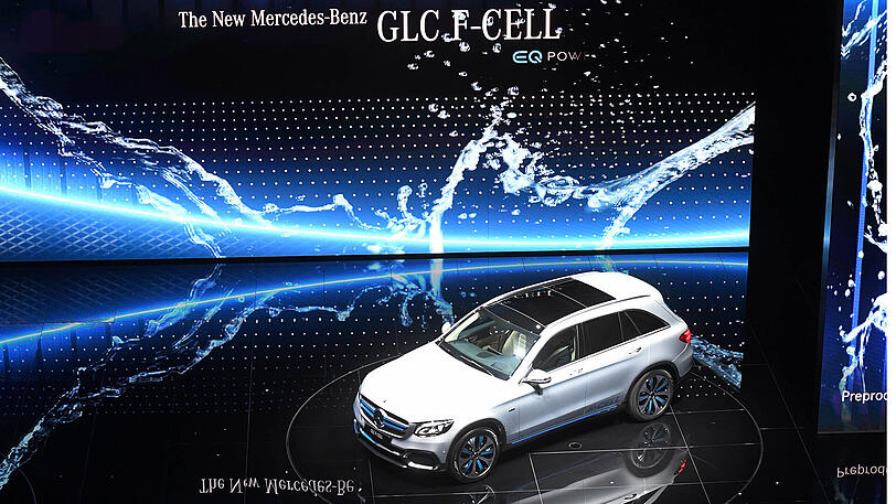 Der Mercedes Benz GLC F-Cell feierte auf der IAA seine Weltpremiere.
