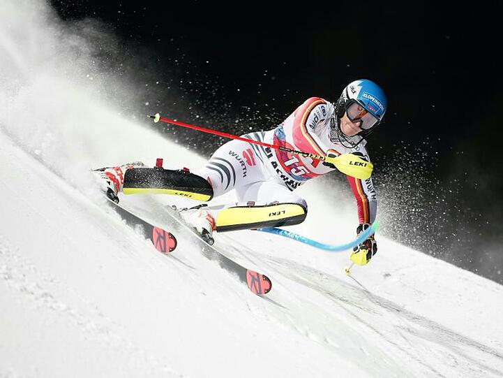 Kam beim Slalom nach wenigen Toren aus dem Rhythmus und gab auf: Christina Ackermann.