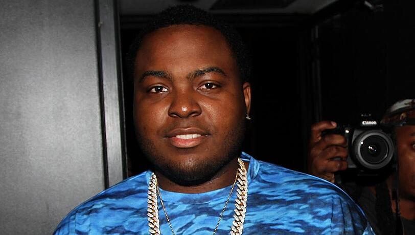 Sean Kingston auf einer Promotion-Veranstaltung im August 2013 Sean Kingston auf einer Promotion-Veranstaltung im August 2013