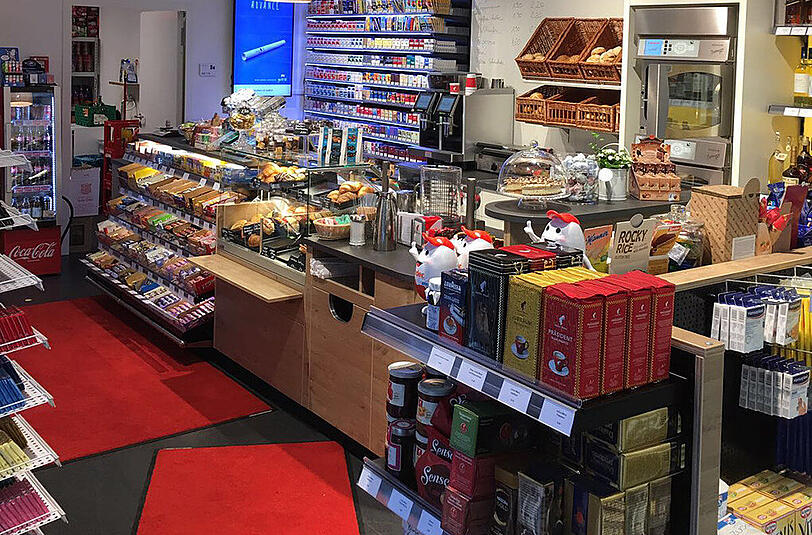 Kann jetzt Päckchen annehmen: das &bdquo;Daily Deli&ldquo; im Innenhof der Siemens-Konzernzentrale.