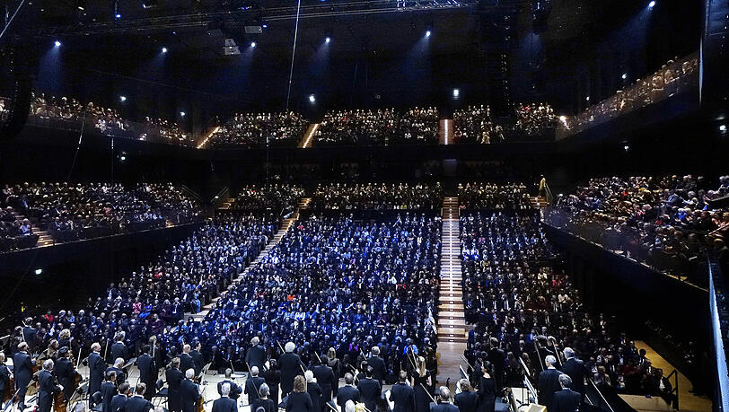 Die Isarphilharmonie im neuen Gasteig. Hier gilt bereits 3G+.
