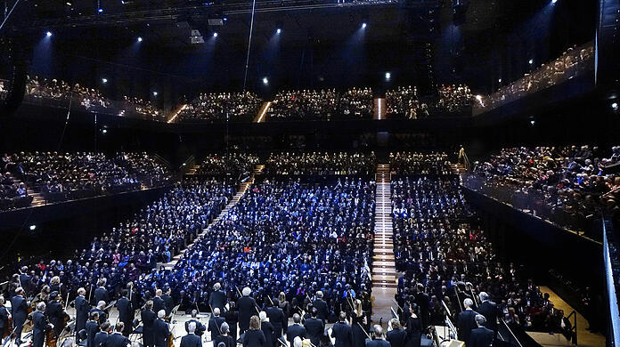 Die Isarphilharmonie im neuen Gasteig. Hier gilt bereits 3G+.