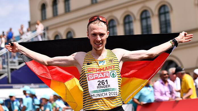 Der deutschen Marathonläufer Richard Ringer.