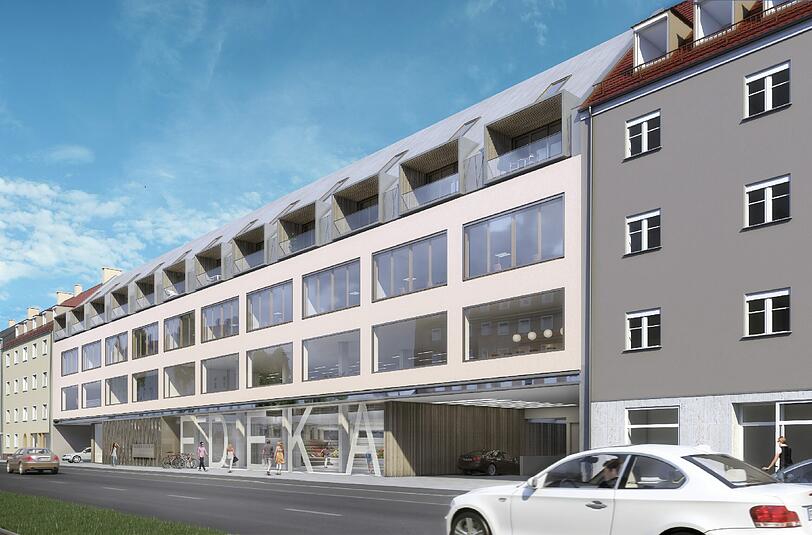 Zu beliebig? So könnte die Beck-Fassade einmal aussehen.