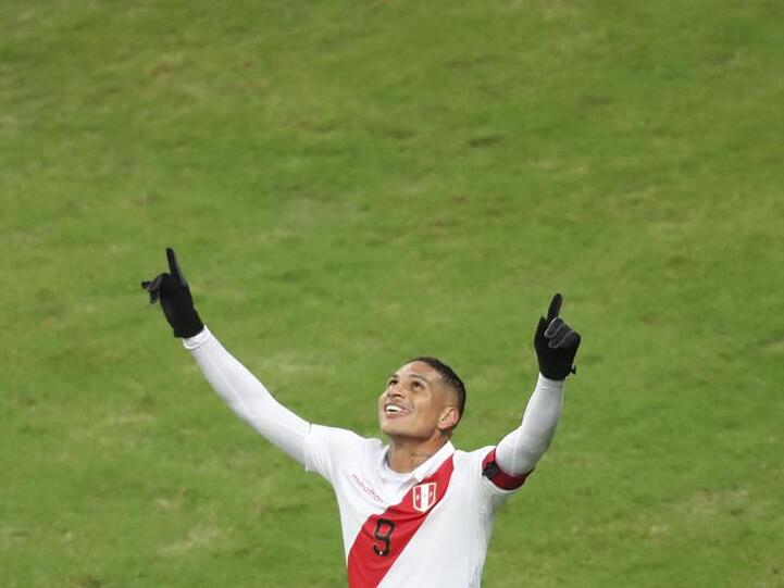 Paolo Guerrero erzielte das 3:0 für Peru.