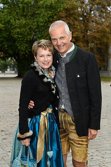 Dr. Michael Mölller (Hofbräu) mit Frau Irmgard