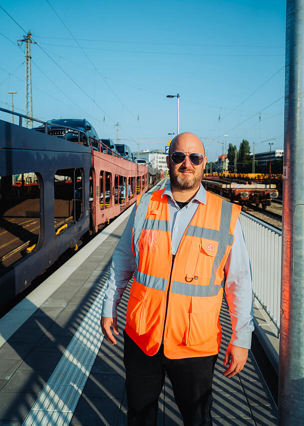 Projektleiter Tobias Heinrich von der Deutschen Bahn.