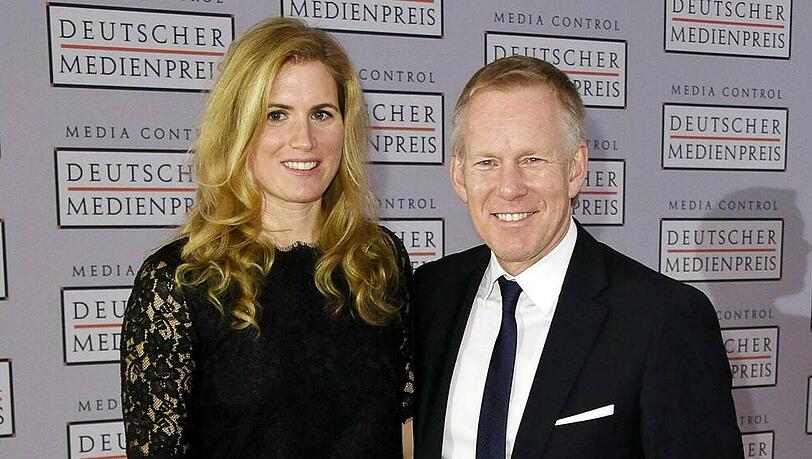 Britta Becker und Johannes B. Kerner bei einer Veranstaltung 2016 Britta Becker und Johannes B. Kerner bei einer Veranstaltung 2016