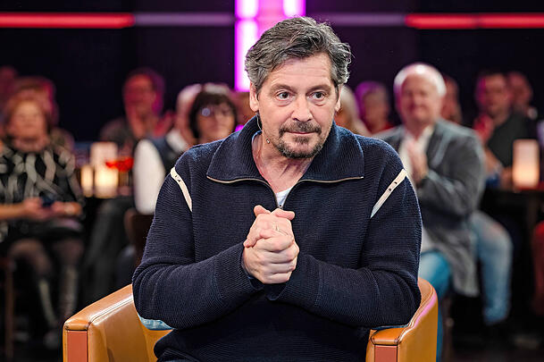 Schauspieler Fritz Karl war auch in die Talkshow geladen.