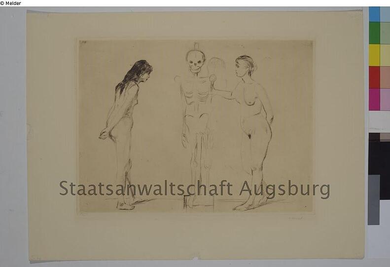 Edvard Munch: "Die Frauen und das Gerippe"