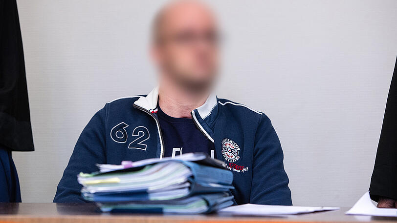 Der Angeklagte Robin L. während des Prozesses um den Mord an seiner Frau.