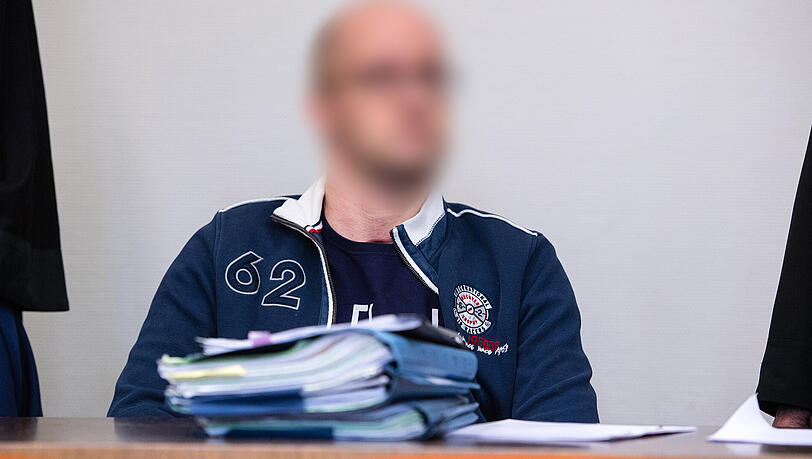 Der Angeklagte Robin L. während des Prozesses um den Mord an seiner Frau. Der Angeklagte Robin L. während des Prozesses um den Mord an seiner Frau.