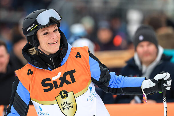 Die deutsche Ski-Legende Maria H&ouml;fl-Riesch.