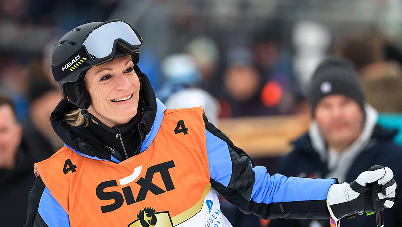 Die deutsche Ski-Legende Maria H&ouml;fl-Riesch.