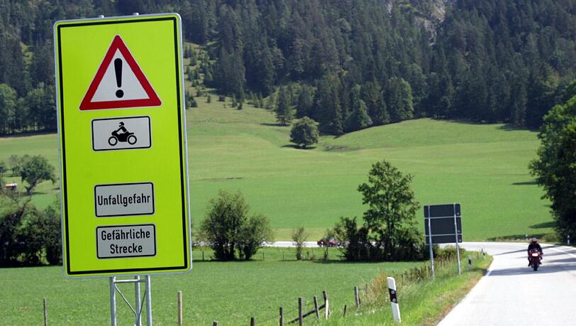Gefährliche Motorradstrecke: das Sudelfeld. Gefährliche Motorradstrecke: das Sudelfeld.