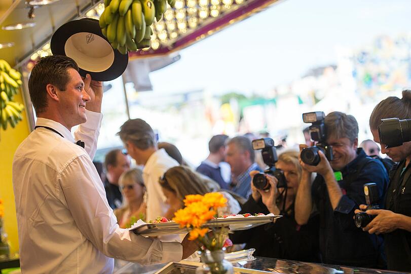 Weitere Bilder vom Presserundgang der Wiesn 2015.