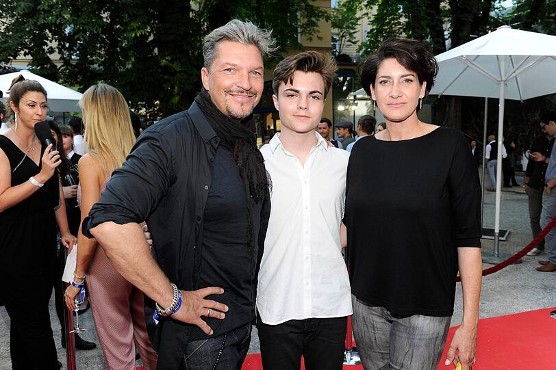 Hardy Krüger jr. mit Frau Alice und Sohn Noah