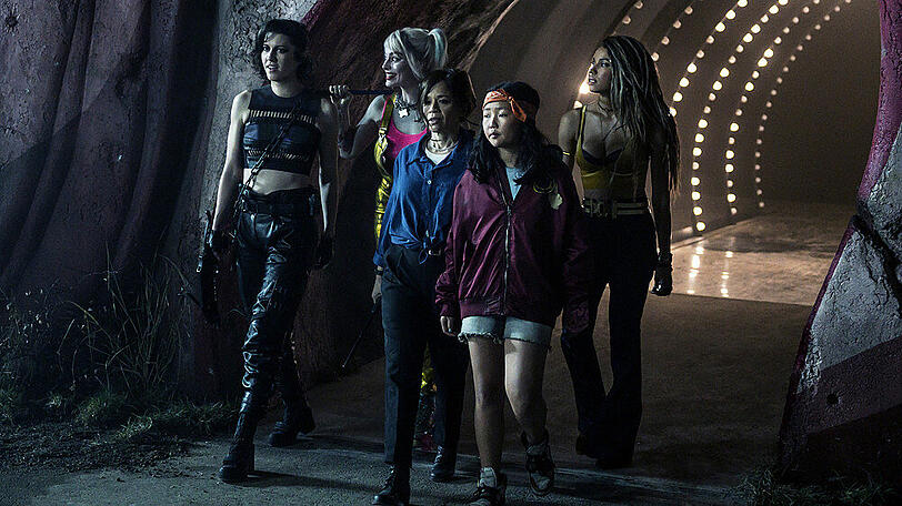 Margot Robbie (2.v.l.) verkörpert in "Birds of Prey" die Harley Quinn