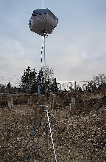 Hier lag die 250 Kilogramm schwere Bombe.
