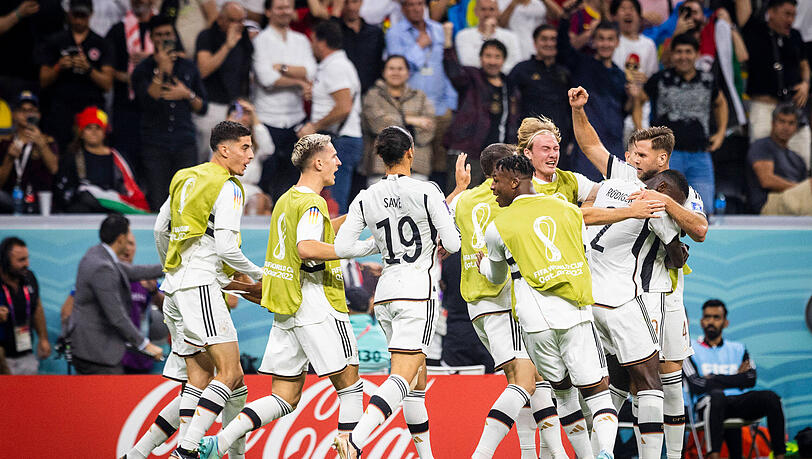Die deutsche Nationalmannschaft trennt sich von Spanien 1:1.