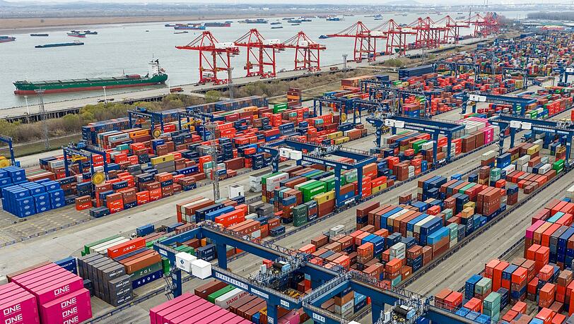 Chinas Wirtschaftsleistung wird von Exporten mit angetrieben. (Symbolbild)