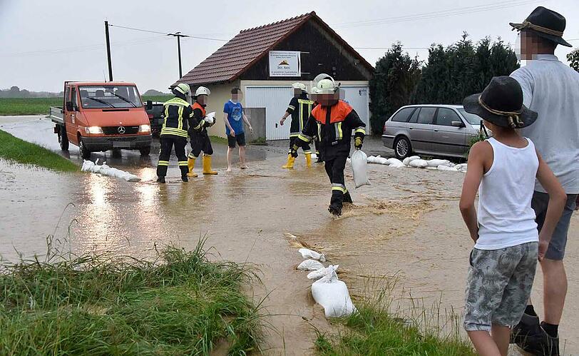 Sehen Sie hier weitere Bilder vom Unwetter im Landkreis Erding.