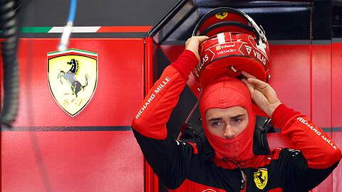 Ferrari-Pilot Charles Leclerc hofft auf einen Sieg in Monza.