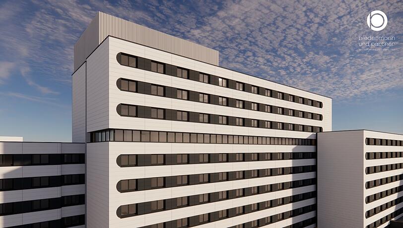 Der erste Entwurf zeigt, wie Architekt Michael Biedermann die Fassade des Holiday Inn in der Hochstraße 3 ursprünglich konstrastreich gestalten wollte. Die Stadtgestaltungskommission hatte allerdings einige Anmerkungen. Der erste Entwurf zeigt, wie Architekt Michael Biedermann die Fassade des Holiday Inn in der Hochstraße 3 ursprünglich konstrastreich gestalten wollte. Die Stadtgestaltungskommission hatte allerdings einige Anmerkungen.