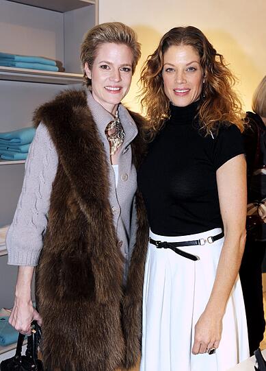 Isabelle Prinzessin zu Hohenlohe-Jagtsberg mit Maria Bäumer