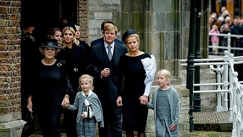 Die Niederländische Königsfamilie gedachte ihrem verstorbenen Prinz Friso