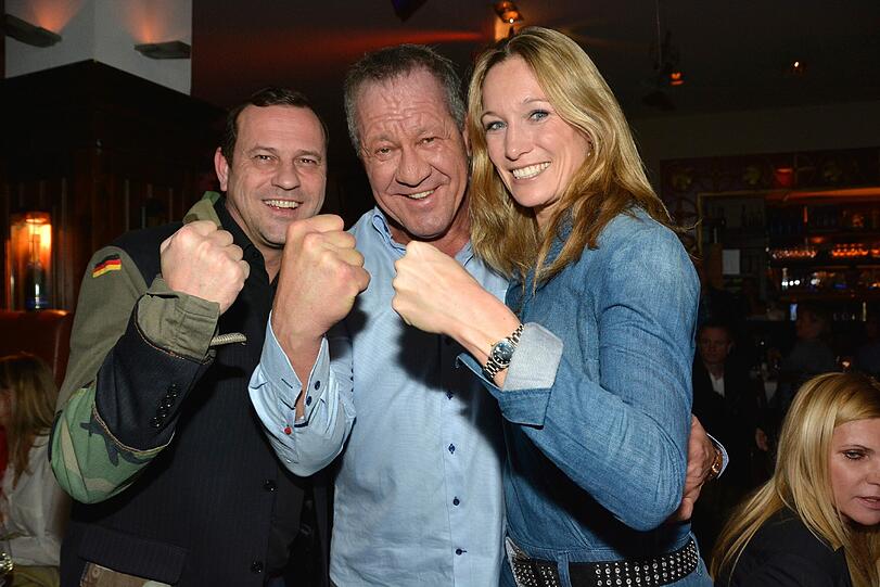 Gefährliches Trio? Michael Guillaume (l.) mit Hugo Bachmaier und Dr. Christine Theiss.