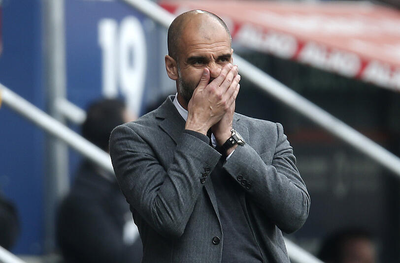 Au Backe, Pep! Bayern hat in der Bundesliga seit drei Spielen nicht mehr gewonnen.