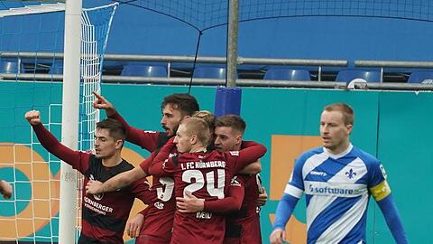 Der 1. FC Nürnberg nahm drei wichtige Punkte aus Darmstadt mit nach Franken.