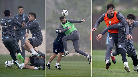 Löwen im Nebel: So lief die erste Trainingseinheit des TSV 1860 in Troia/Portugal. Die Bilder.
