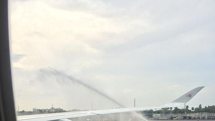Wasserfontänen für die Bayern. Wasserfontänen für die Bayern.